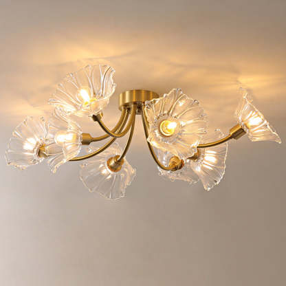 Vintage Glass Branch 3/5/8-Light Ceiling Light
