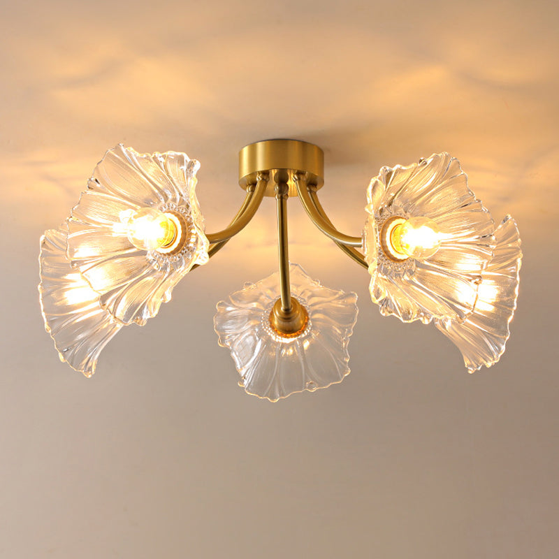 Vintage Glass Branch 3/5/8-Light Ceiling Light