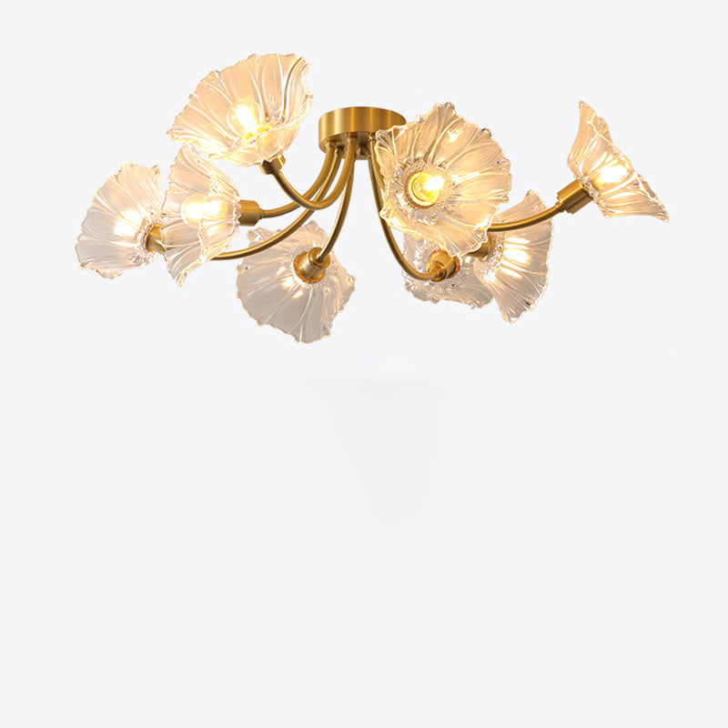 Vintage Glass Branch 3/5/8-Light Ceiling Light