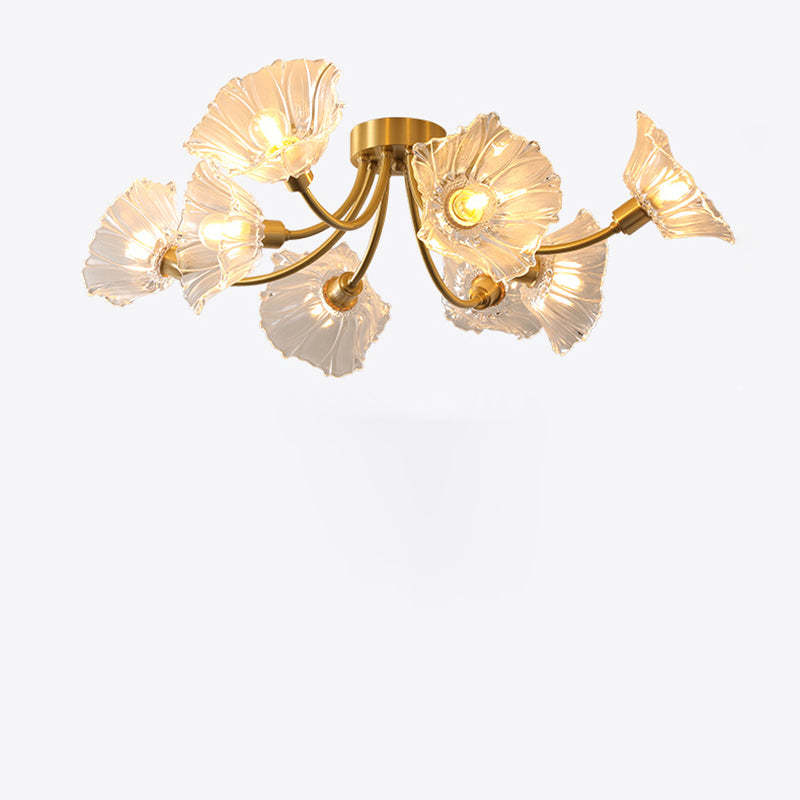 Vintage Glass Branch 3/5/8-Light Ceiling Light