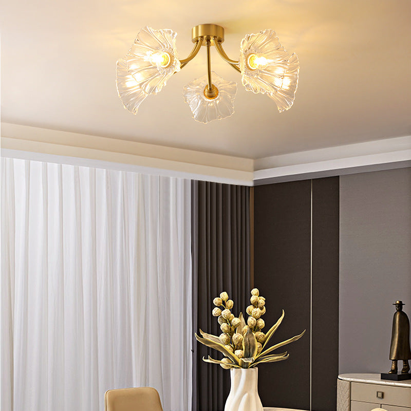 Vintage Glass Branch 3/5/8-Light Ceiling Light