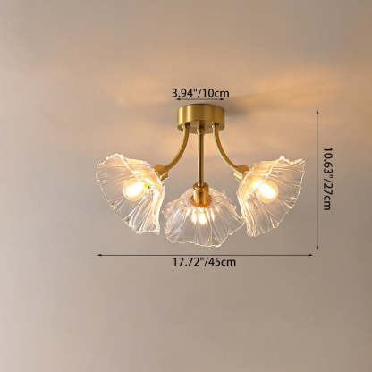 Vintage Glass Branch 3/5/8-Light Ceiling Light — 5 / 220V-240V For UK/AU