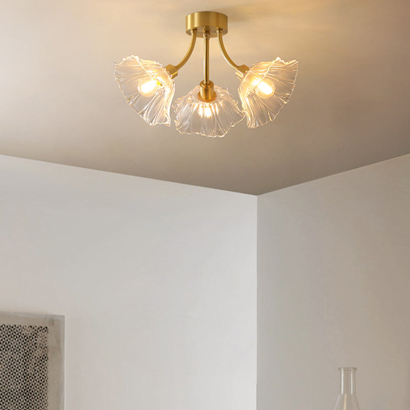 Vintage Glass Branch 3/5/8-Light Ceiling Light — 5 / 110V-120V For US/CA