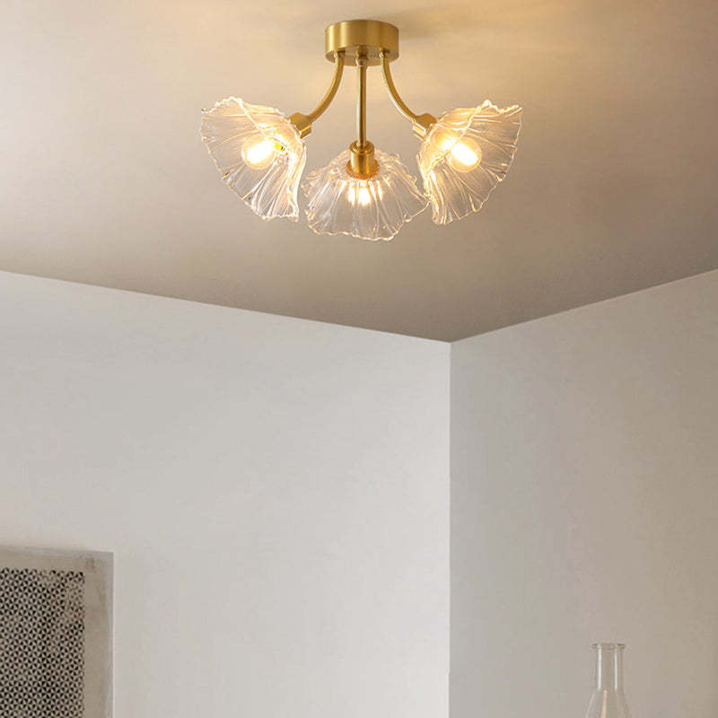Vintage Glass Branch 3/5/8-Light Ceiling Light — 5 / 110V-120V For US/CA