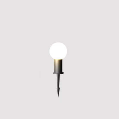 Modern Cylinder Ball Aluminum LED Landscape Light
