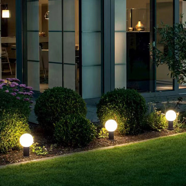 Modern Cylinder Ball Aluminum LED Landscape Light