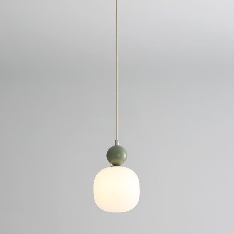 Nordic Resin Ball Cylinder Pendant Light