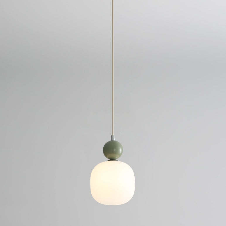 Nordic Resin Ball Cylinder Pendant Light