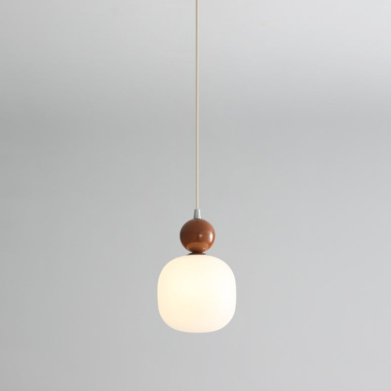 Nordic Resin Ball Cylinder Pendant Light