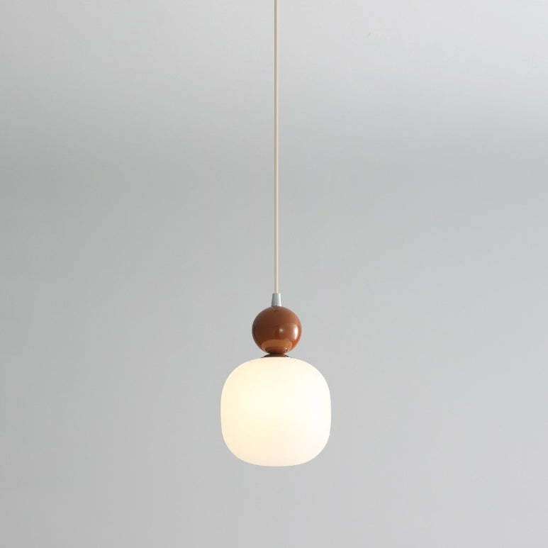 Nordic Resin Ball Cylinder Pendant Light