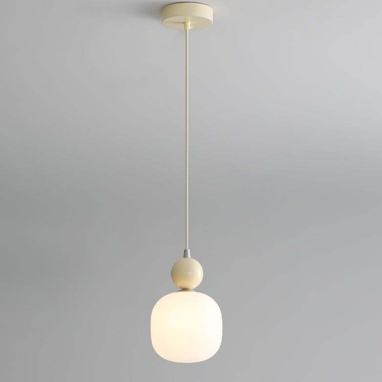 Nordic Resin Ball Cylinder Pendant Light