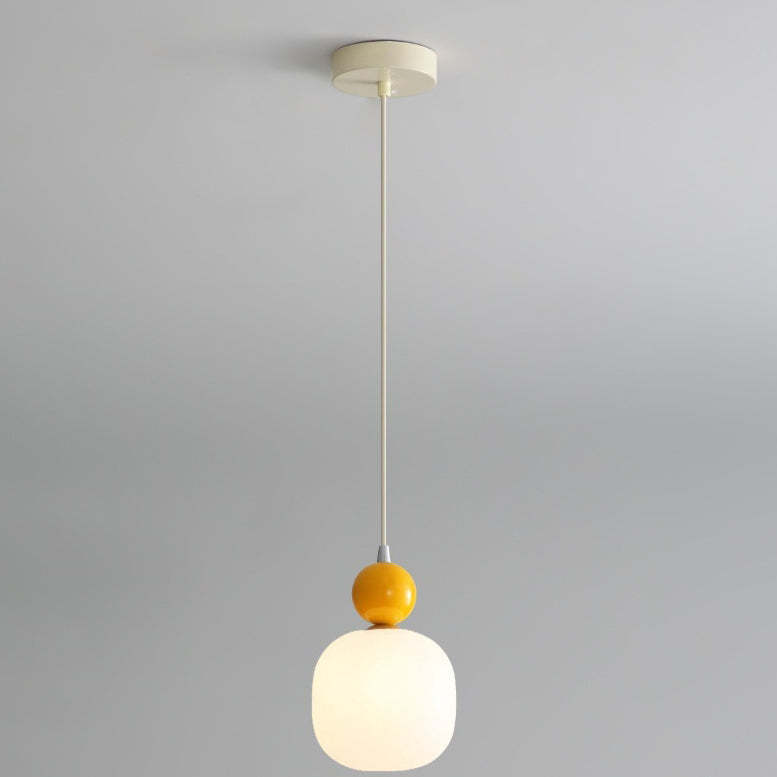 Nordic Resin Ball Cylinder Pendant Light