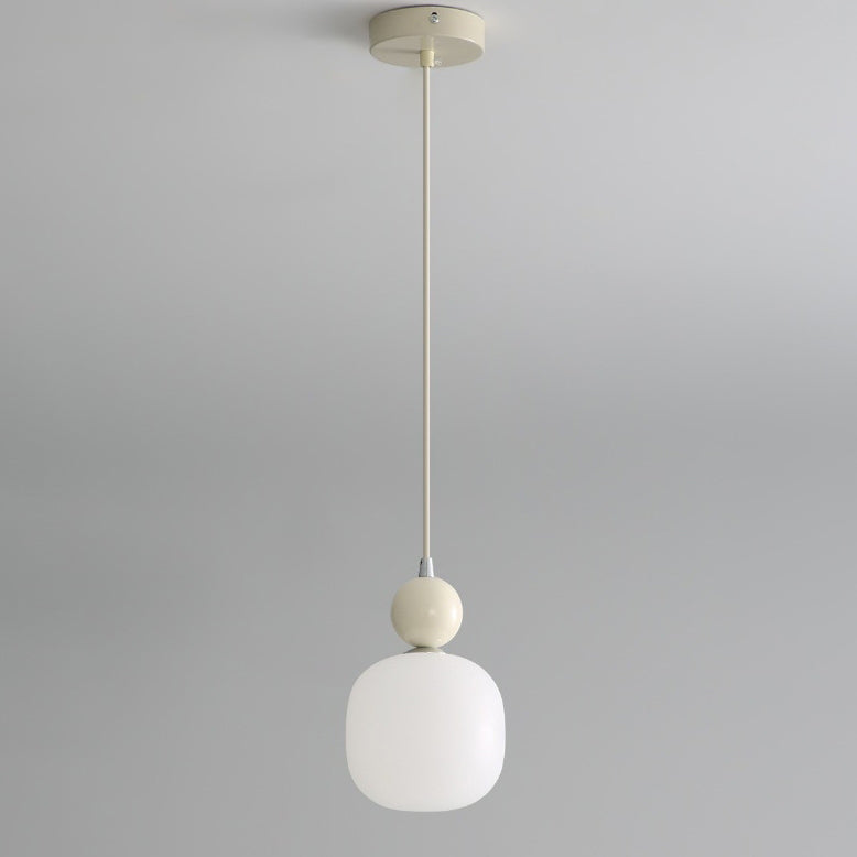 Nordic Resin Ball Cylinder Pendant Light