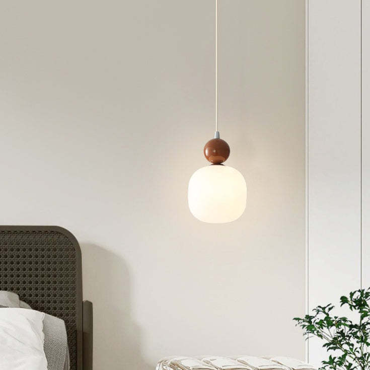 Nordic Resin Ball Cylinder Pendant Light