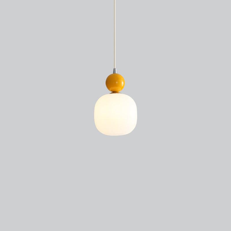 Nordic Resin Ball Cylinder Pendant Light