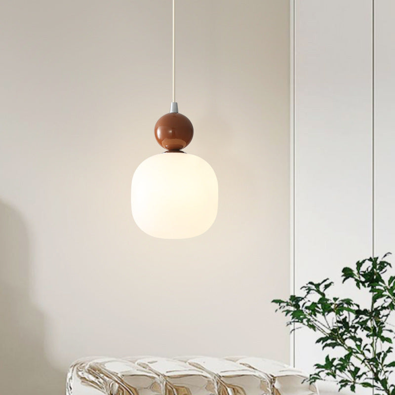 Nordic Resin Ball Cylinder Pendant Light