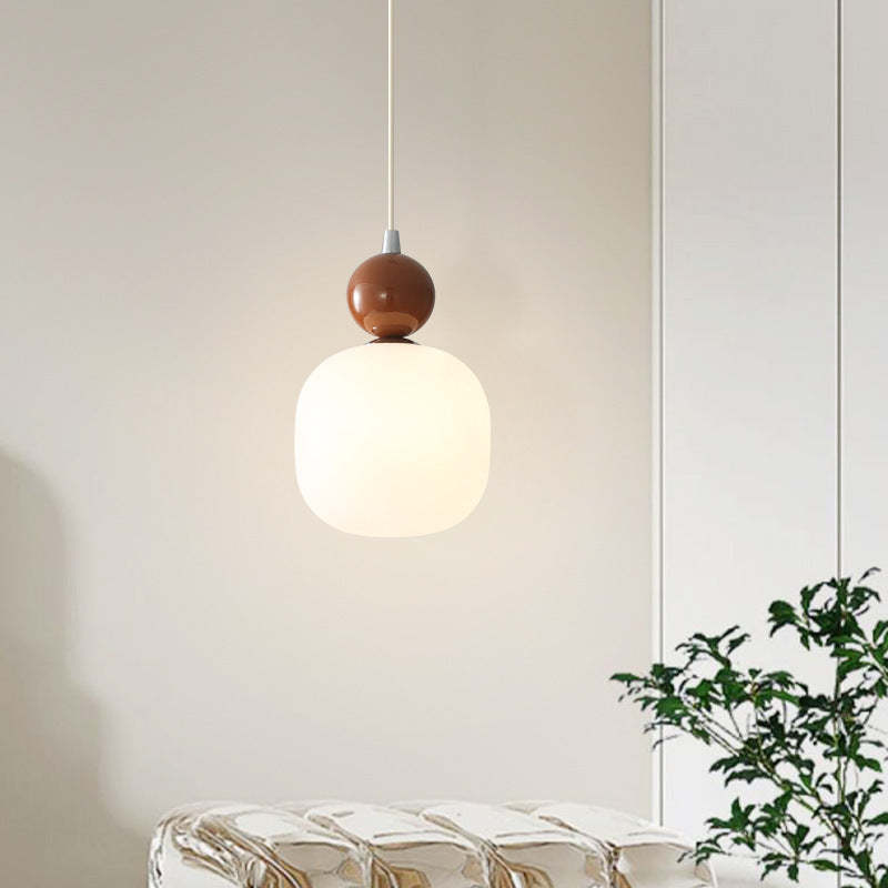 Nordic Resin Ball Cylinder Pendant Light