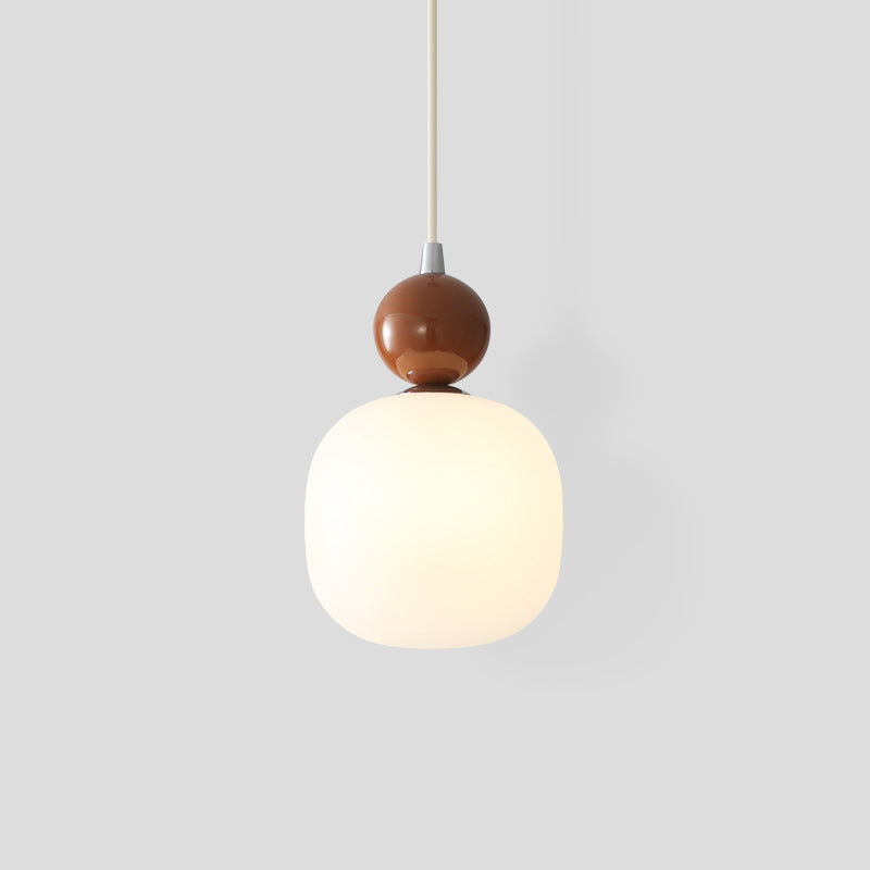 Nordic Resin Ball Cylinder Pendant Light