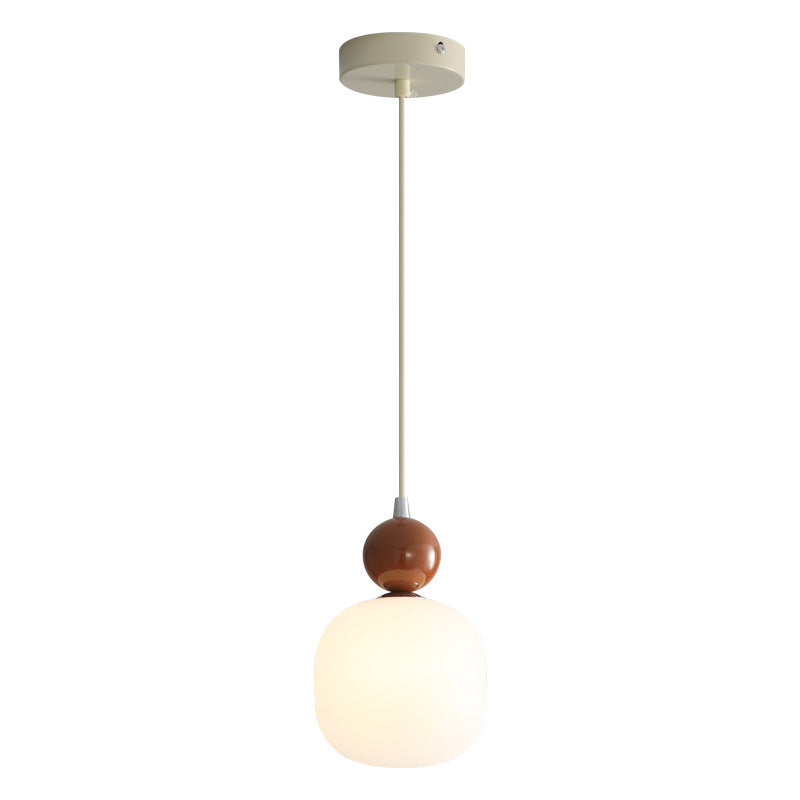 Nordic Resin Ball Cylinder Pendant Light