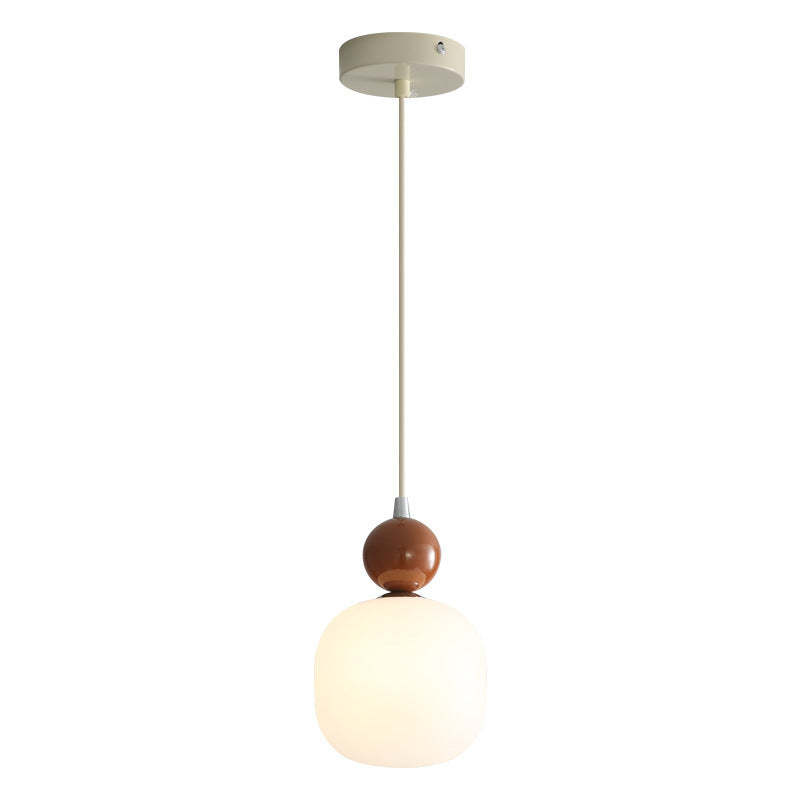 Nordic Resin Ball Cylinder Pendant Light