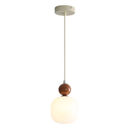 Nordic Resin Ball Cylinder Pendant Light