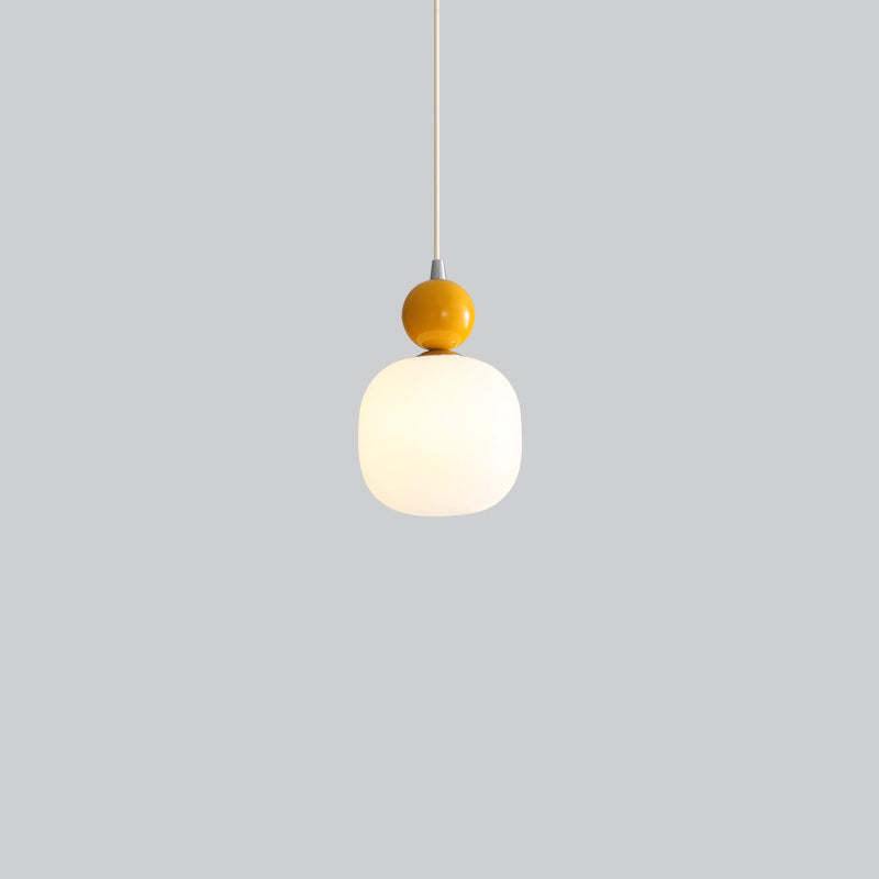 Nordic Resin Ball Cylinder Pendant Light