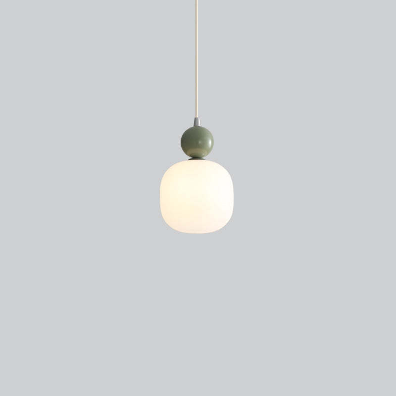 Nordic Resin Ball Cylinder Pendant Light