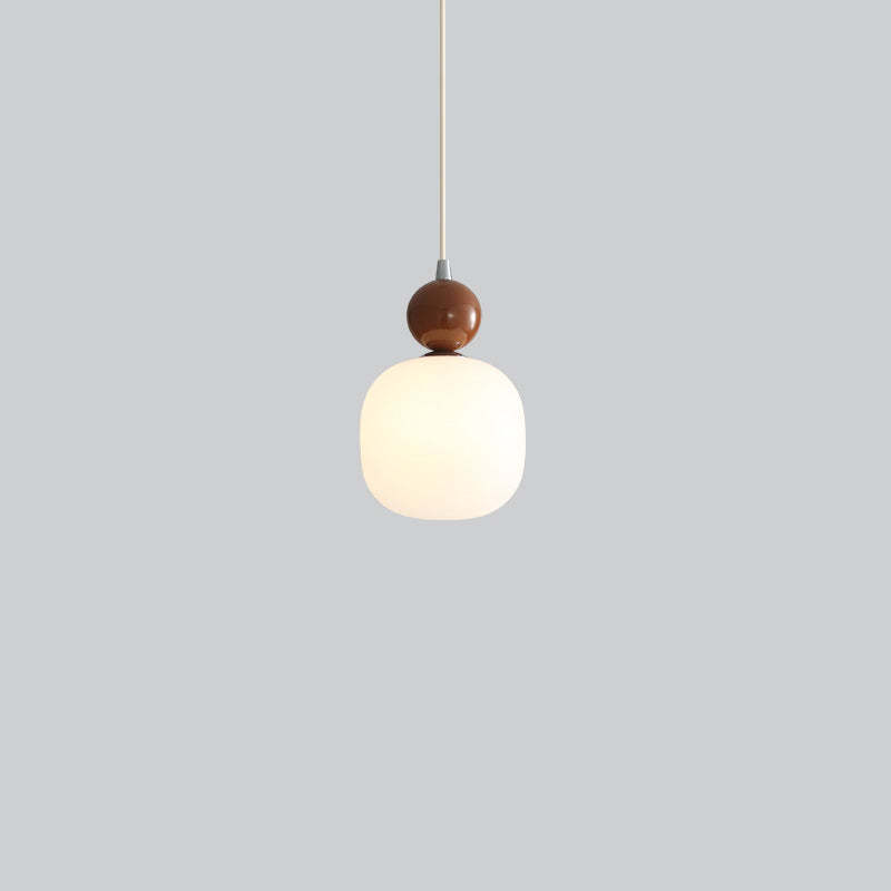 Nordic Resin Ball Cylinder Pendant Light
