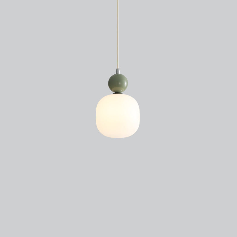 Nordic Resin Ball Cylinder Pendant Light