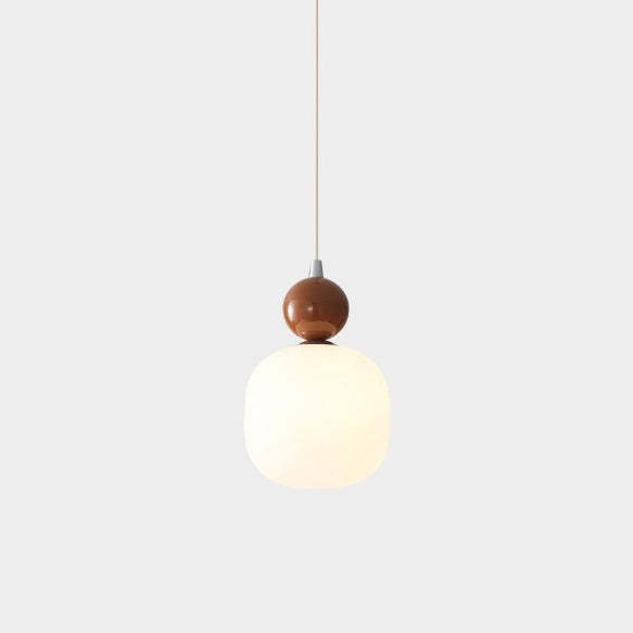 Nordic Resin Ball Cylinder Pendant Light