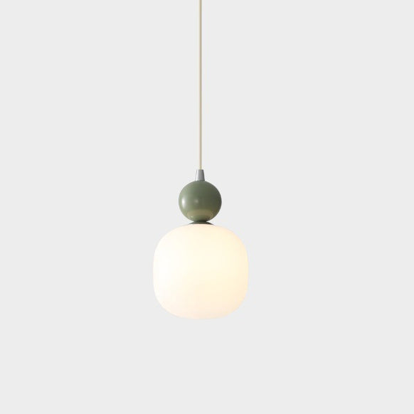 Nordic Resin Ball Cylinder Pendant Light