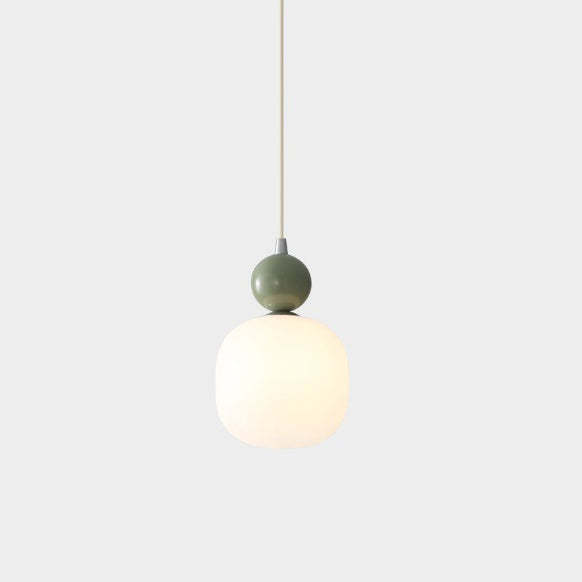 Nordic Resin Ball Cylinder Pendant Light