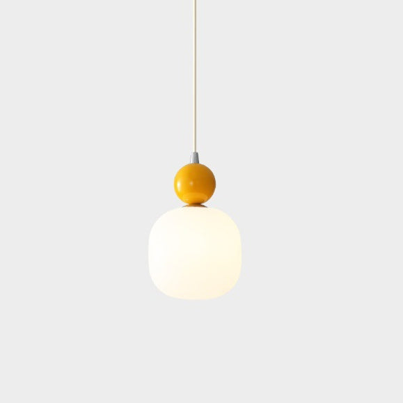 Nordic Resin Ball Cylinder Pendant Light