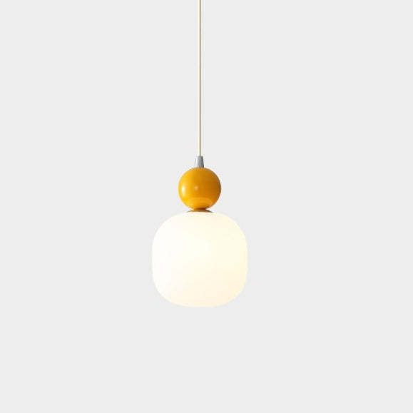 Nordic Resin Ball Cylinder Pendant Light
