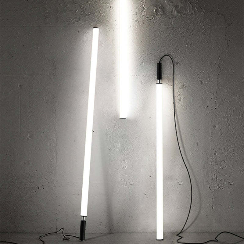 Minimalist Aluminum Acrylic Strip LED Bedside Pendant Light