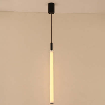 Minimalist Aluminum Acrylic Strip LED Bedside Pendant Light
