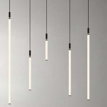Minimalist Aluminum Acrylic Strip LED Bedside Pendant Light