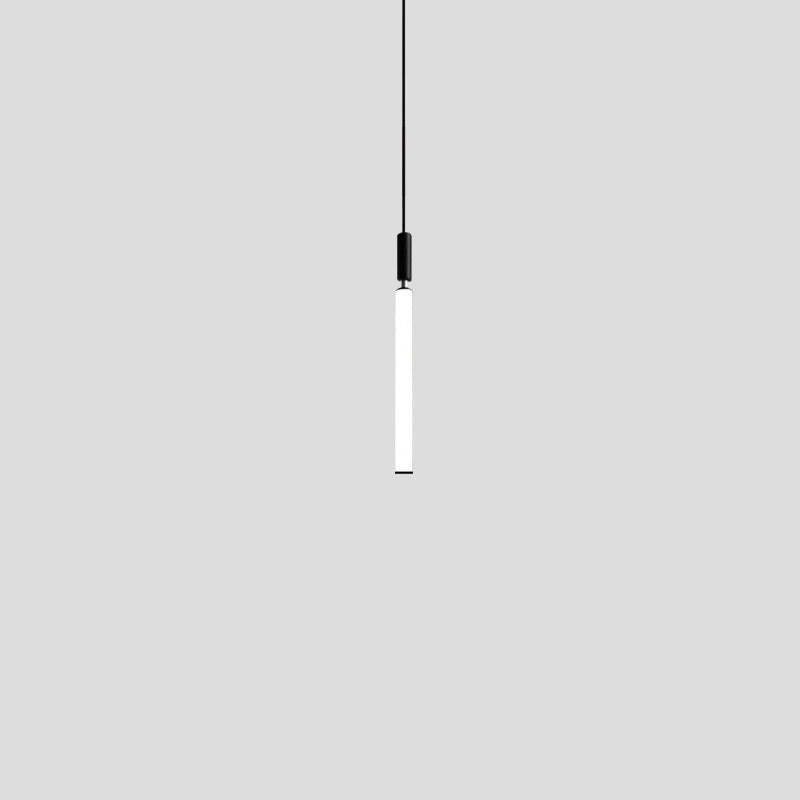 Minimalist Aluminum Acrylic Strip LED Bedside Pendant Light