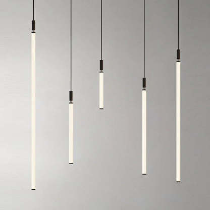 Minimalist Aluminum Acrylic Strip LED Bedside Pendant Light