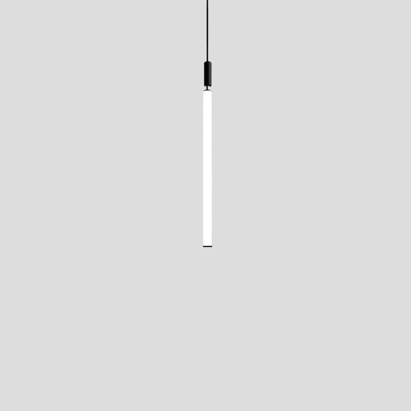 Minimalist Aluminum Acrylic Strip LED Bedside Pendant Light