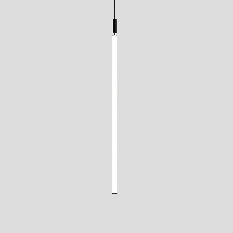Minimalist Aluminum Acrylic Strip LED Bedside Pendant Light