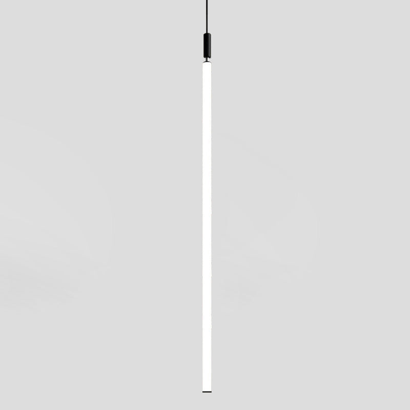 Minimalist Aluminum Acrylic Strip LED Bedside Pendant Light