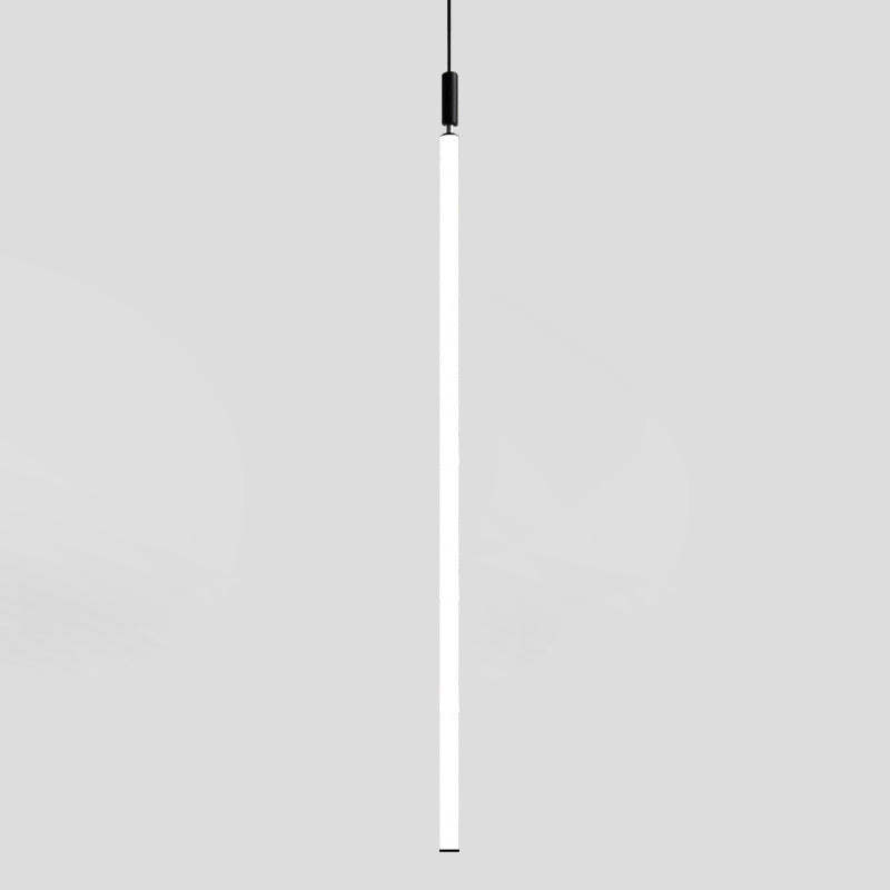 Minimalist Aluminum Acrylic Strip LED Bedside Pendant Light