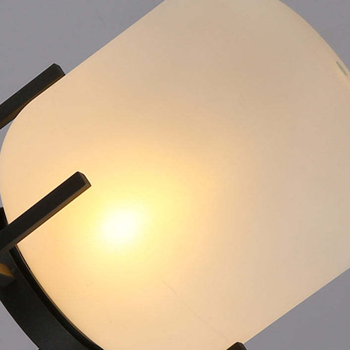 Modern Solar Cylinder Stainless Steel Acrylic LED Floor Lamp