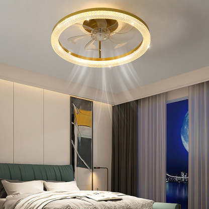Modern Iron Mount Ceiling Fan Light