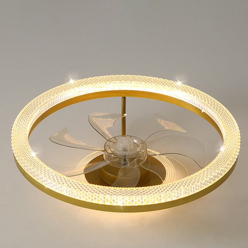 Modern Iron Mount Ceiling Fan Light