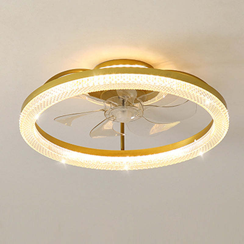 Modern Iron Mount Ceiling Fan Light