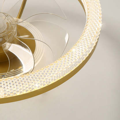 Modern Iron Mount Ceiling Fan Light