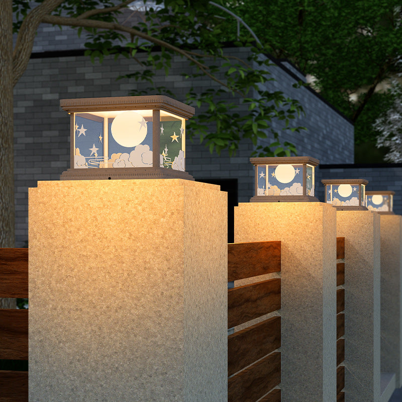 Modern Square Aluminum Acrylic LED Landscape Light