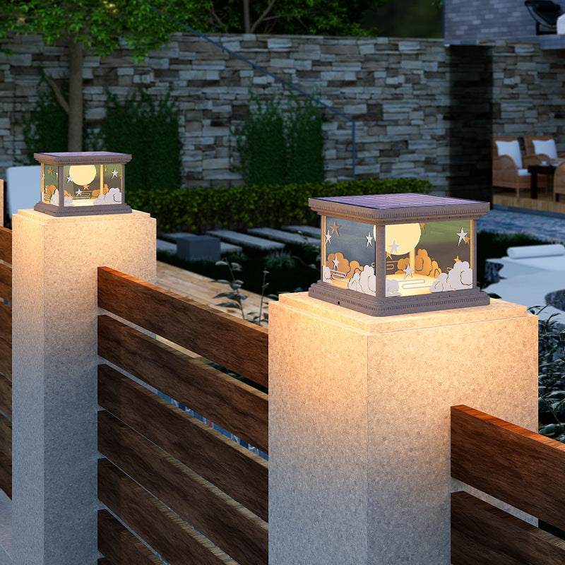 Modern Square Aluminum Acrylic LED Landscape Light